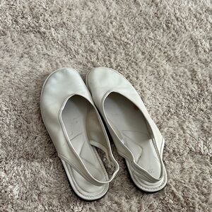 Zara Cream Women's Slingback Flats